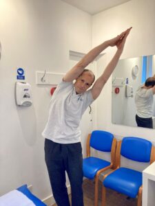 Pencil stretch by Richmond Osteopath- Tristan Jones